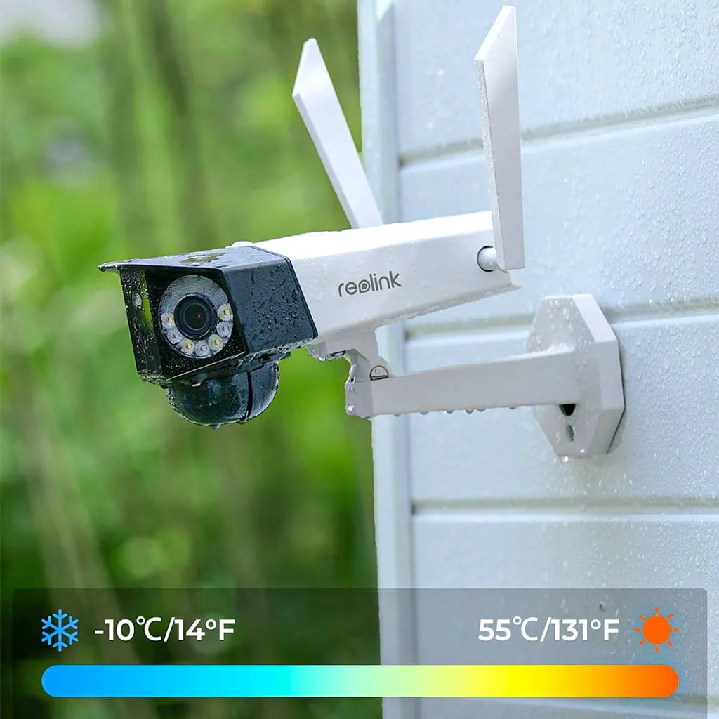 Reolink Duo 4G Intelligente 2K 4 MP 4G LTE Batteriebetriebene Überwachungskamera Mit Zwei Objektiven 3 Reolink Duo 4G Intelligente 2K 4 MP 4G LTE Batteriebetriebene Überwachungskamera Mit Zwei Objektiven – Bild 3