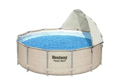 Bestway Power Steel™ Frame Pool Komplett-Set, Rund, 396x107cm, 5614V -Garten- & Gewächshäuser Geschäft 74d09f4500b974fac97dae7c0dfc0bfd 1