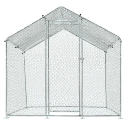 Juskys Freilaufgehege 2x2x2m – Hühnerstall Aus Metall Begehbar Mit 4 M² Lauffläche, Tür & Riegel – Freigehege Für Hühner, Kleintiere & Pflanzen 20 Juskys Freilaufgehege 2x2x2m – Hühnerstall Aus Metall Begehbar Mit 4 M² Lauffläche, Tür & Riegel – Freigehege Für Hühner, Kleintiere & Pflanzen -Garten- & Gewächshäuser Geschäft 750f4cd7a9fe01ed47883444d6a47a25