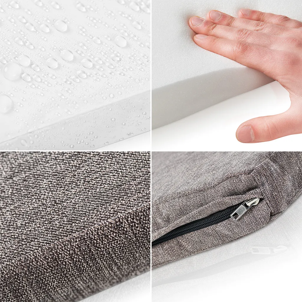 ONVAYA® Hundebett | Größe XXL | 112 X 74 X 5 Cm | 95 Grad Waschbar | Orthopädisch | Grau | Wasserdicht | Hundekissen | Liegekissen | Schlafplatz | Tierbett | Ruheplatz | Hundematte | Hundematratze 4 ONVAYA® Hundebett | Größe XXL | 112 X 74 X 5 Cm | 95 Grad Waschbar | Orthopädisch | Grau | Wasserdicht | Hundekissen | Liegekissen | Schlafplatz | Tierbett | Ruheplatz | Hundematte | Hundematratze – Bild 4