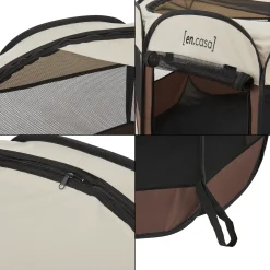 En.casa Hundelaufstall Telford 58 X 114 X 114 Cm Tierlaufstall Für Innen- Und Außenbereich Welpenlaufstall Hundehütte Braun / Cremefarben 11 En.casa Hundelaufstall Telford 58 X 114 X 114 Cm Tierlaufstall Für Innen- Und Außenbereich Welpenlaufstall Hundehütte Braun / Cremefarben -Garten- & Gewächshäuser Geschäft 7571f055ab5385b3c6d606f8168492d2