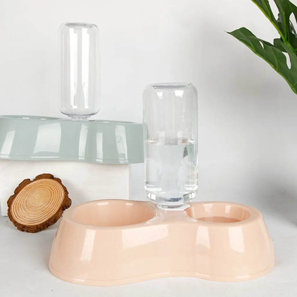 Qiangzhipow Fütterung Hundenäpfe Katzennapf Futterspender Wasserspender Futternapf Haustiere Hund Katze Futterstation Futterautomat Für Trockenfutter (Grau) 5 Qiangzhipow Fütterung Hundenäpfe Katzennapf Futterspender Wasserspender Futternapf Haustiere Hund Katze Futterstation Futterautomat Für Trockenfutter (Grau) – Bild 5