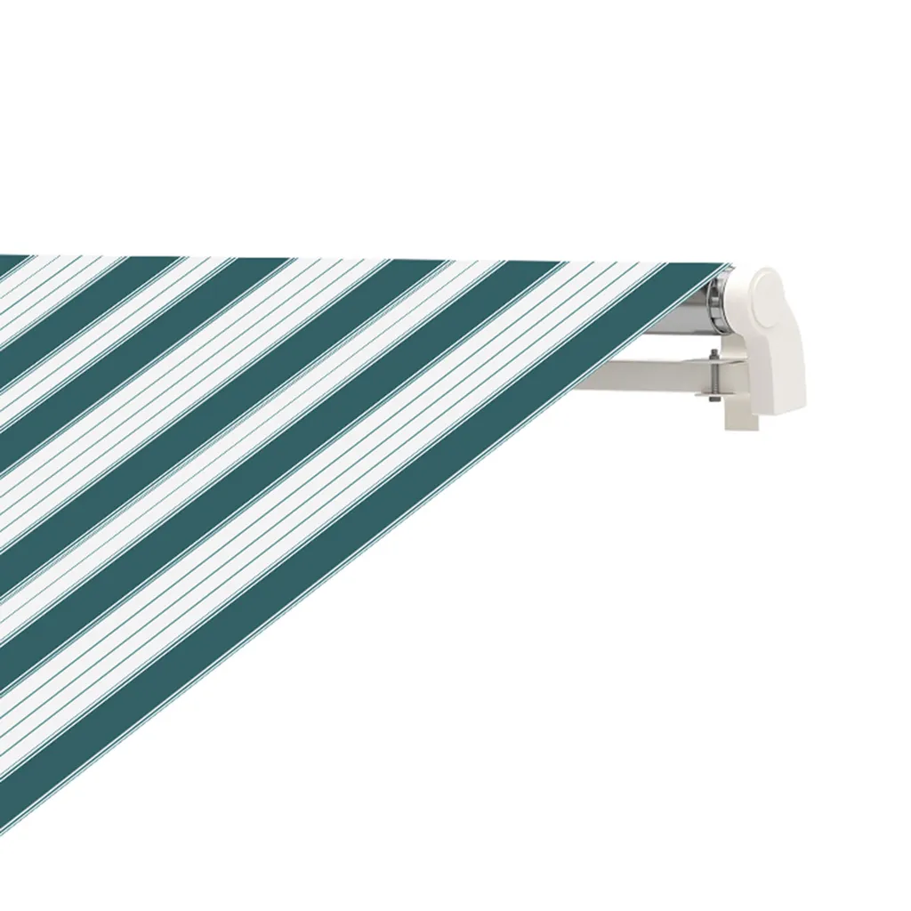 Outsunny Manuelle Gelenkarmmarkise 395 Cm Markise Mit Handkurbel Balkonmarkise Sonnenschutz Wandmontage Balkon Alu Weiß+Grün 395 X 245 Cm 9 Outsunny Manuelle Gelenkarmmarkise 395 Cm Markise Mit Handkurbel Balkonmarkise Sonnenschutz Wandmontage Balkon Alu Weiß+Grün 395 X 245 Cm – Bild 9