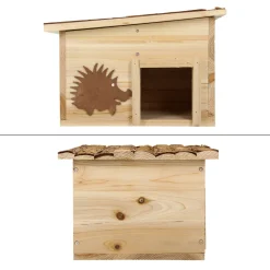ProGarden Igelhaus Holz Mit Baumrinde 34x28x22 Cm -Garten- & Gewächshäuser Geschäft 75cb730e82cdf25d1e401e995aac97d4