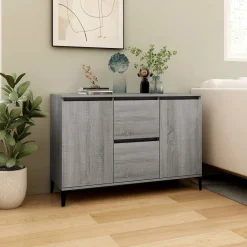 VidaXL Sideboard Grau Sonoma 104x35x70 Cm Holzwerkstoff 13 VidaXL Sideboard Grau Sonoma 104x35x70 Cm Holzwerkstoff -Garten- & Gewächshäuser Geschäft 75cf01dd221e3a8796494d3b3998c31b