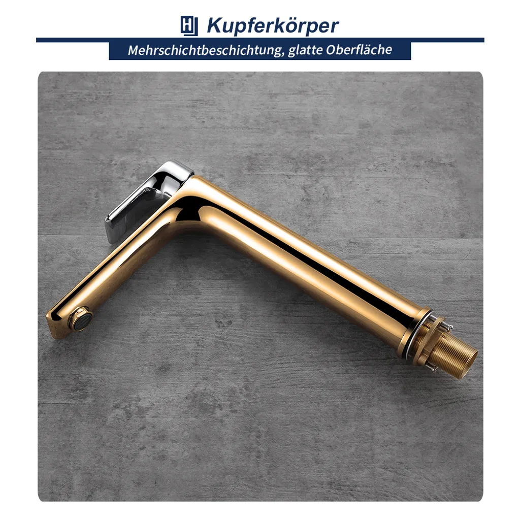 Wasserhahn Bad Hoch Waschbeckenarmatur Badarmatur Mit Langem Wasserauslass Armatur Bad Waschtischarmatur Einhandmischer Mit Auslauf Höhe 245 Mm, Homelody 6 Wasserhahn Bad Hoch Waschbeckenarmatur Badarmatur Mit Langem Wasserauslass Armatur Bad Waschtischarmatur Einhandmischer Mit Auslauf Höhe 245 Mm, Homelody – Bild 6