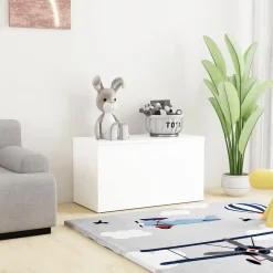 VidaXL Aufbewahrungstruhe Weiß 84x42x46 Cm Holzwerkstoff -Garten- & Gewächshäuser Geschäft 760d6459ae8a8bc6258f8724b8b143a1