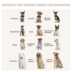 Pawhut Hundekäfig Schrank Haustierkäfig Tierkäfig Für Große Hunde Hundehütte Mit Tischoberfläche Hundebox Innen Spanplatte Dunkelwalnuss+Weiß 106 X 60 X 76 Cm -Garten- & Gewächshäuser Geschäft 7616f562dd92c04b5068635ef62fd771