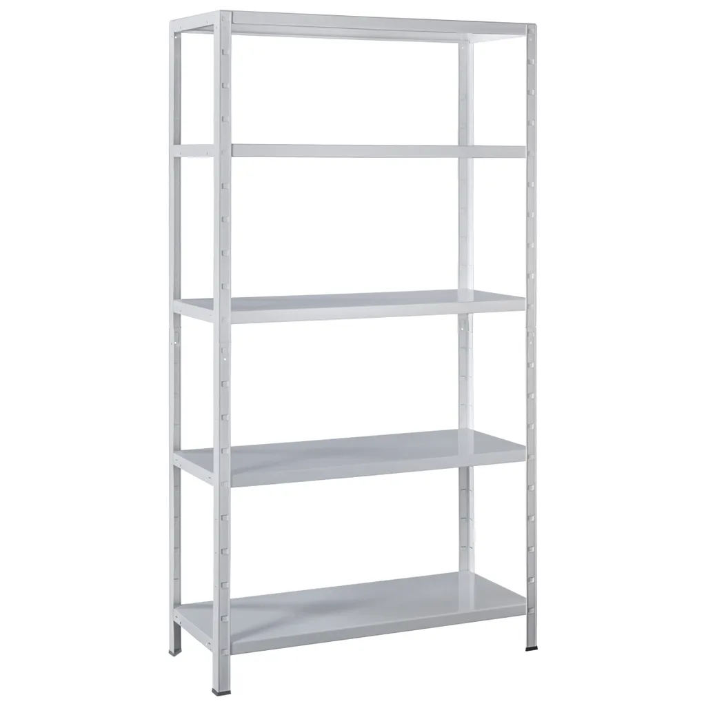 SCHULTE Regalwelt Steckregal Mit 5 PowerMAX Fachböden, 65 Kg Tragkraft, 190x100x40 Cm (HxBxT), Weiß 1 SCHULTE Regalwelt Steckregal Mit 5 PowerMAX Fachböden, 65 Kg Tragkraft, 190x100x40 Cm (HxBxT), Weiß