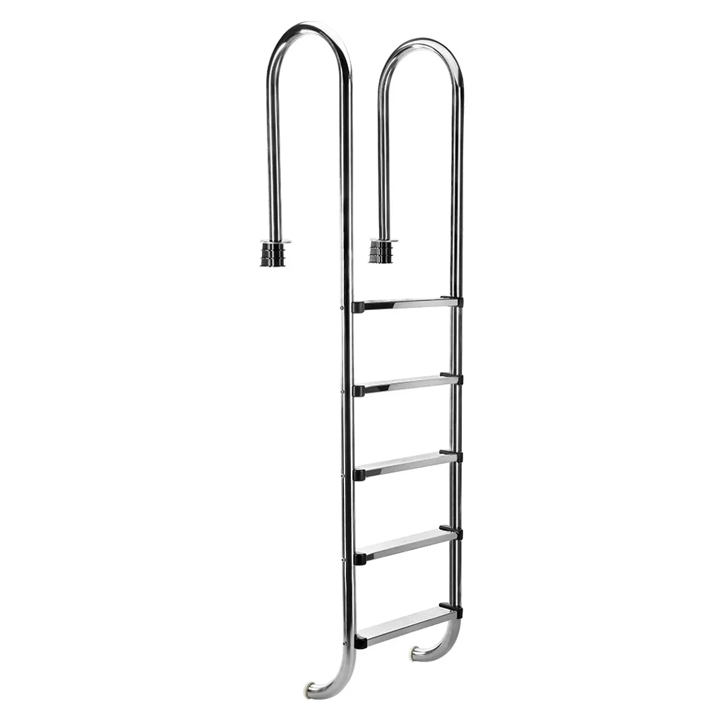 Mucola Pool Leiter 5stufig Edelstahl Schwimmbecken Treppe Hochbeckenleiter Einbauleiter 2 Mucola Pool Leiter 5stufig Edelstahl Schwimmbecken Treppe Hochbeckenleiter Einbauleiter – Bild 2