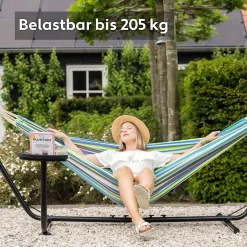VITA5 Hängematte Mit Gestell Outdoor - Hängematte 2 Personen Für Garten & Balkon - Doppelhängematte Mit Getränkehalter- Tragbare Hängematte 200kg Belastbarkeit (Grün/Blau Cupholder) 13 VITA5 Hängematte Mit Gestell Outdoor - Hängematte 2 Personen Für Garten & Balkon - Doppelhängematte Mit Getränkehalter- Tragbare Hängematte 200kg Belastbarkeit (Grün/Blau Cupholder) -Garten- & Gewächshäuser Geschäft 7643223b7a488da46fc46e42aa462568