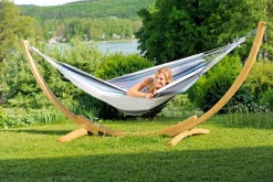 Amazonas Hängematte Und Gestell Apollo Set Marine 210 X 140 Cm; Bunt, AZ-6010120 -Garten- & Gewächshäuser Geschäft 76659a60030c9b0e965d5797d62e2318