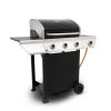 Nexgrill 3B Classic Gasgrill I 3 Brenner Gas Grill Mit Seitenbrenner I Grillwagen Mit Grillthermometer, Seitenablage Und Seitenkochfeld
