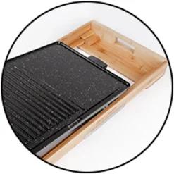 ProfiCook Teppanyaki-Grill PC-TYG 1143 Mit UmweltfreundlichemBambusrahmen -Garten- & Gewächshäuser Geschäft 767df4bcb6392bcd576c1c131f7fa980