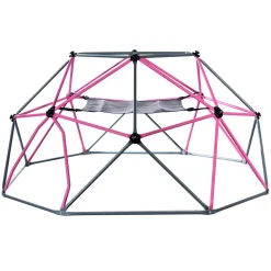 Merax 8FT Klettergerüst Ø 244cm Kletterkuppel Kinder Kletterleiter, Klettergerüst Mit Hängematte, 375 Kg Belastbar, Rosa-Schwarz -Garten- & Gewächshäuser Geschäft 76814a95685cf1a153096eb49aed5282