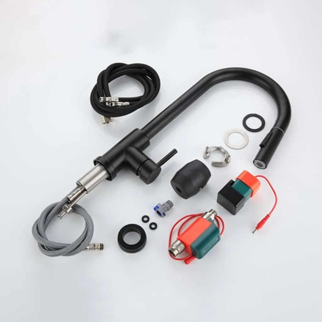 Treeseawna Sensor Edelstahl Küche Spülbecken Wasserhähne Ausziehbarem Sprühgerät Schwarz 360° Smart Touch Control Wasserhahn Schwenkbar 6 Treeseawna Sensor Edelstahl Küche Spülbecken Wasserhähne Ausziehbarem Sprühgerät Schwarz 360° Smart Touch Control Wasserhahn Schwenkbar – Bild 6