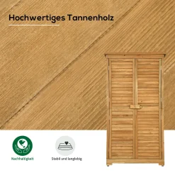 MCombo Gartenschrank Gerätehaus Geräteschuppen Garten Schuppen Schrank Holz 0870 -Garten- & Gewächshäuser Geschäft 769d1c666a93e09cfdb51e29a9a9278b