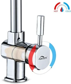 Auralum Küchenarmatur Spültischarmatur Aus Edelstahl Für Küche, Hochdruck Wasserhahn Küche Mit 360° Schwenkbarer , Chrom -Garten- & Gewächshäuser Geschäft 76fd3468a7d06ade939ec12e5600423a