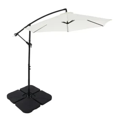 Mucola Schirmständer 60 L / 80 Kg 4er Set Ampelschirmständer Outdoor Schirmgewicht Bodenkreuz Sonnenschirmständer Schirmhalter Schirmfuß Wasser Sand Gefüllt Garten -Garten- & Gewächshäuser Geschäft 77240e3e58eae6aac6dc96ede3331c6e