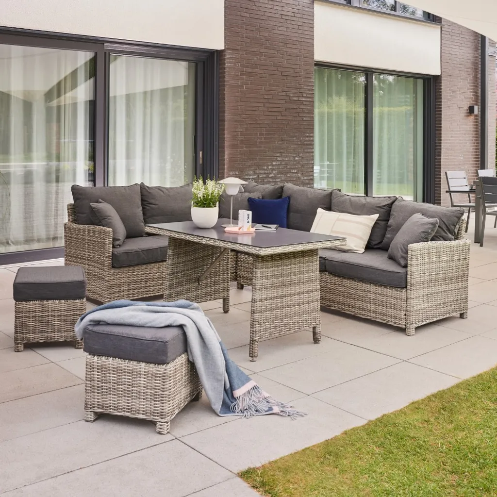 HOME DELUXE - Bahia Sitzgruppe Polyrattan Rattanmöbel Gartenmöbel Lounge Gartengarnitur 1 HOME DELUXE - Bahia Sitzgruppe Polyrattan Rattanmöbel Gartenmöbel Lounge Gartengarnitur