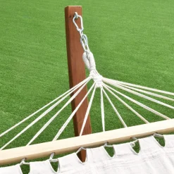 COSTWAY Hängemattengestell Mit Hängematte Bis 120kg Belastbar Hängemattenständer Hängeschaukel 313x115x120cm Holz 9 COSTWAY Hängemattengestell Mit Hängematte Bis 120kg Belastbar Hängemattenständer Hängeschaukel 313x115x120cm Holz -Garten- & Gewächshäuser Geschäft 7735bdebac3a410dc287d1692e0ab199