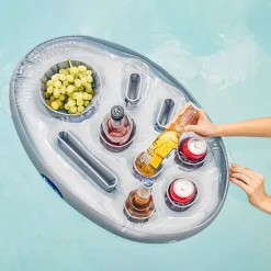 Qiangzhipow 70*50cm Aufblasbar Getränkehalter Schwimmende Becherhalter Snackhalter Weintisch Tragbarer Picknicktisch Für Pool Party -Garten- & Gewächshäuser Geschäft 775d2b0631bc64befaa7e8a2e0e73fc1