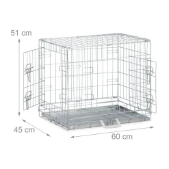 Relaxdays Faltbarer Hundekäfig Für Zuhause 12 Relaxdays Faltbarer Hundekäfig Für Zuhause -Garten- & Gewächshäuser Geschäft 7768c3715b2c39acd1c0885dfecbe4ee