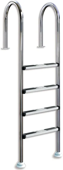 Interline Edelstahl Einstiegsleiter 4 Stufen