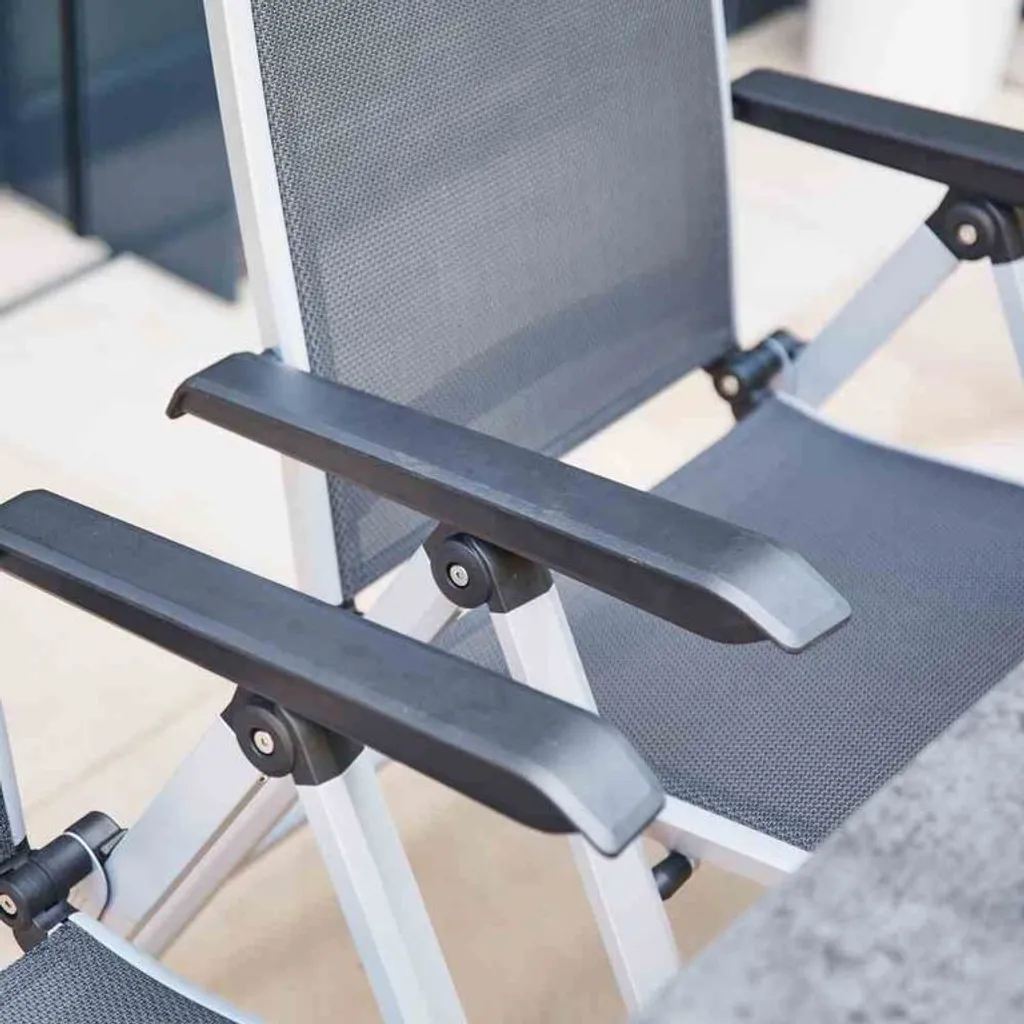 Siena Garden Tesoro Gartenstuhl, Klappbar, Silber 12 Siena Garden Tesoro Gartenstuhl, Klappbar, Silber – Bild 12