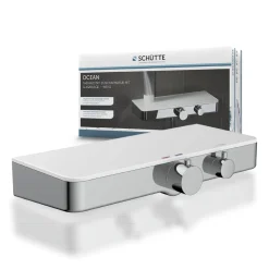 Schütte SCHÜTTE OCEAN Duscharmatur Mit Thermostat, Thermostat, Mischbatterie Dusche Mit Ablage, Duschthermostat