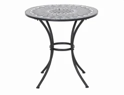 Siena Garden Como Tisch Rund Ø 70cm Schwarz Matt / Mosaikoptik -Garten- & Gewächshäuser Geschäft 781072ed49c1448be01a82335af8495d