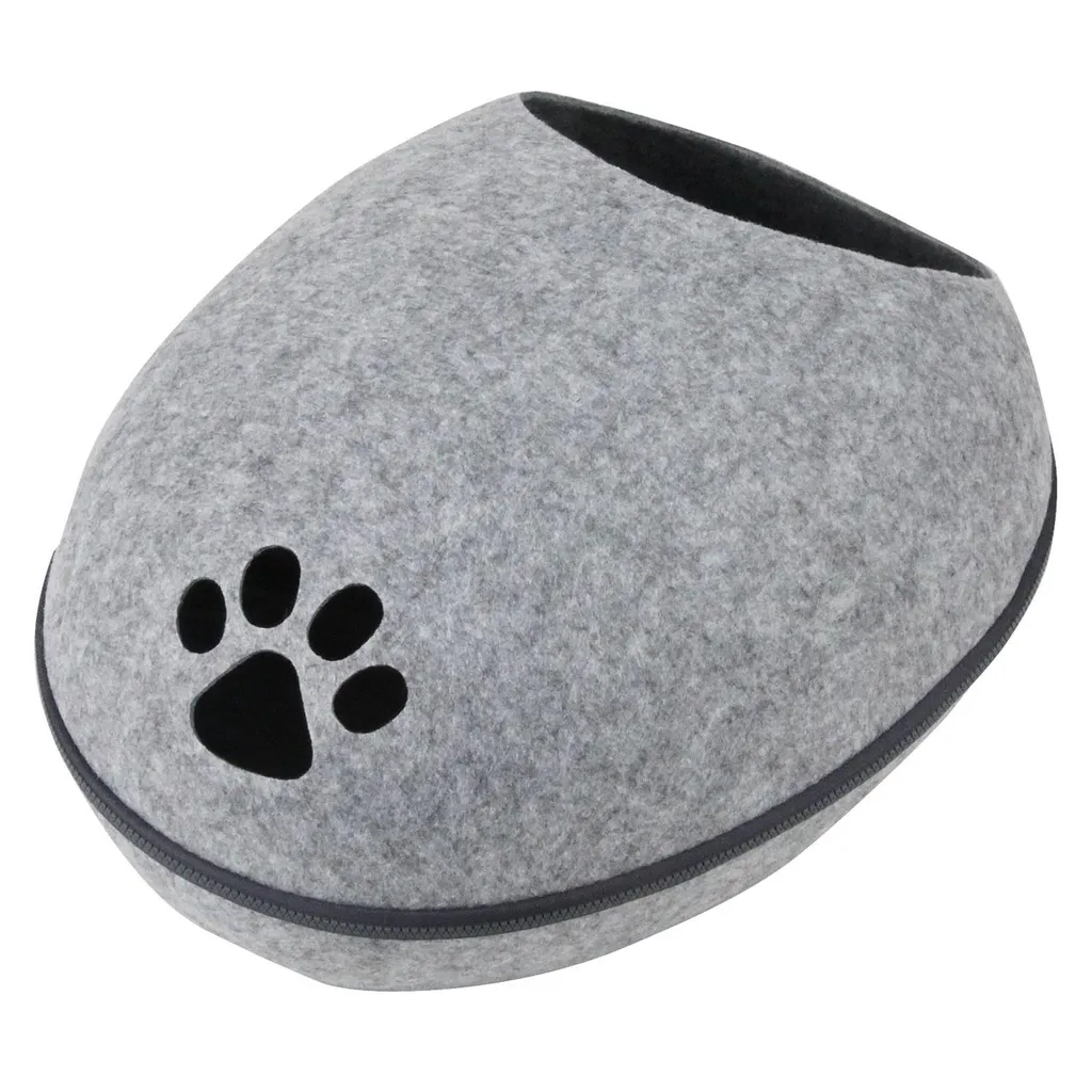 Petgard Katzenbett Kuschelhütte Katzen Schlafplatz Rückzugsort Katzenhöhle Aus Filz 2 Petgard Katzenbett Kuschelhütte Katzen Schlafplatz Rückzugsort Katzenhöhle Aus Filz – Bild 2