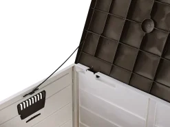 Beliani Auflagenbox Beige / Braun Kunststoff 112 X 50 Cm Für Garten Für Terrasse Für Outdoor -Garten- & Gewächshäuser Geschäft 784541ff0f6f1979ab5a3424146b1e69