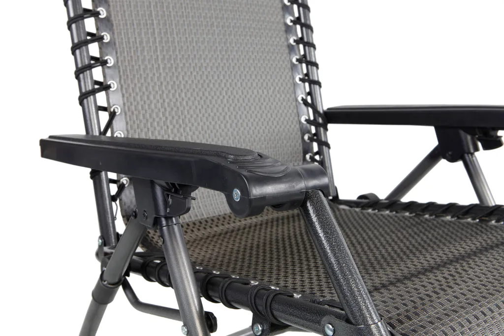 Spetebo Relax Sessel Mit Kopfkissen - 175cm / Grau - Verstellbarer Garten Sonnen Liege Stuhl 6 Spetebo Relax Sessel Mit Kopfkissen - 175cm / Grau - Verstellbarer Garten Sonnen Liege Stuhl – Bild 6
