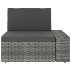 VidaXL 3-tlg. Garten-Lounge-Set Poly Rattan Grau -Garten- & Gewächshäuser Geschäft 78638e3bca47d7e3ff4c5d691ba48be8 2