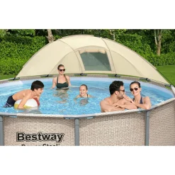Bestway Power Steel™ Frame Pool Komplett-Set, Rund, 396x107cm, 5614V -Garten- & Gewächshäuser Geschäft 79284ebb0d9c90622e3dcbccc98f660e 1