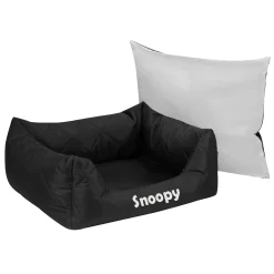 Ferocity Personalisiertes Hundebett Mit Namen Bedruckt Waschbares Hundesofa Mit Rand Und Wendekissen, Hundekissen Aus Cordura, Grau Auf Schwarz 60x55 [123] -Garten- & Gewächshäuser Geschäft 792d9dcc523a4b30c76ef6e83ed1c602