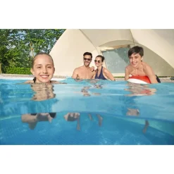 Bestway Power Steel™ Frame Pool Komplett-Set, Rund, 396x107cm, 5614V -Garten- & Gewächshäuser Geschäft 79511732a8922665d502ee0fde29ba1d 5