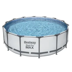 Bestway Steel Pro Max™ Frame Pool Komplett-Set, Rund, 427x122cm, 5612X -Garten- & Gewächshäuser Geschäft 795253d80ad6ee57af989bb844ffd20c