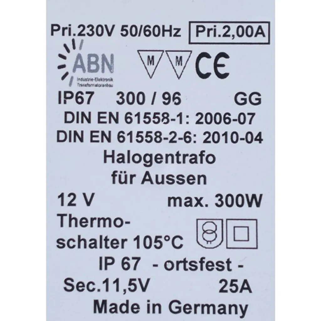 Paradies Pool Trafo 300 W (D96) 2 Paradies Pool Trafo 300 W (D96) – Bild 2