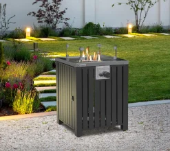 Tepro-Gasfeuerstelle "Topeka"-eckig Mit Glasumrandung Anthrazit-3190 -Garten- & Gewächshäuser Geschäft 79b71c3f7ca6e63872fdd913538e7582