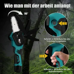 Mini Kettensäge Mit Akku, IF TOOLS Akku Kettensäge, 4-Zoll Tragbar Kettensäge Elektrisch Mit Zwei Stück Akku & Schnell Ladegerät, Akku Handkettensäge Für Bäume, Astwälde(BS8020) 9 Mini Kettensäge Mit Akku, IF TOOLS Akku Kettensäge, 4-Zoll Tragbar Kettensäge Elektrisch Mit Zwei Stück Akku & Schnell Ladegerät, Akku Handkettensäge Für Bäume, Astwälde(BS8020) -Garten- & Gewächshäuser Geschäft 79beff19de3f4516142ab008adaa1cbc
