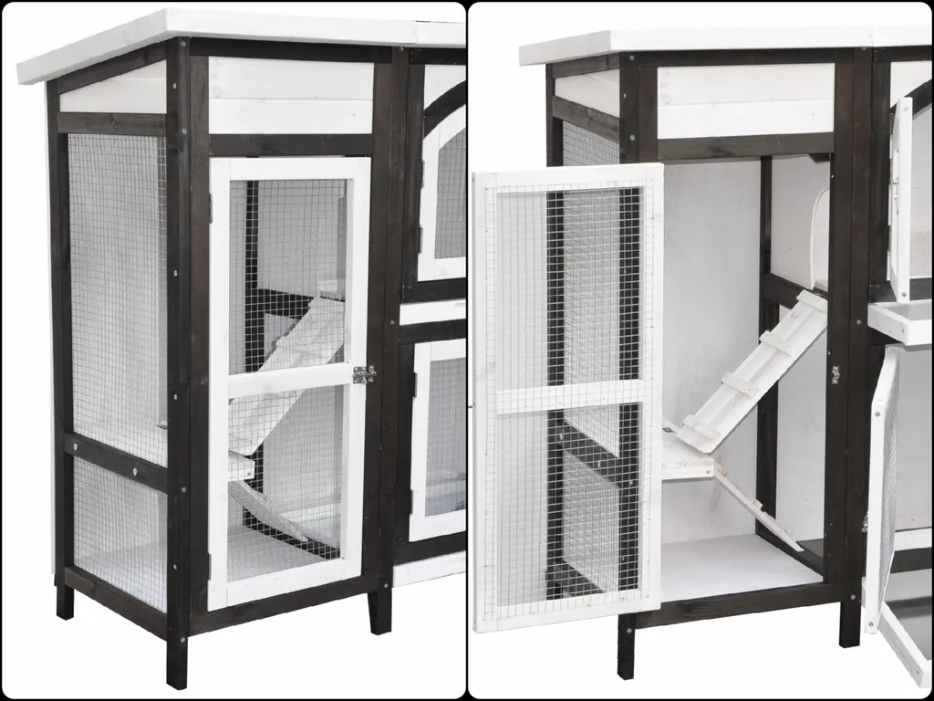 Nanook Kleintierstall Jumbo Braun 145 X 48 X 109 Cm 7 Nanook Kleintierstall Jumbo Braun 145 X 48 X 109 Cm – Bild 7