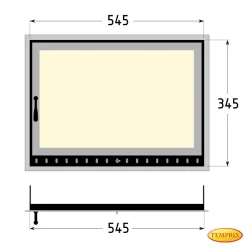 Temprix Ofentür & Kamintür Mit Glas | '545 X 345mm Kamintür Wollin, Griff Rechts | Backofentür Holzofentür Kachelofentür Pizzaofentür Räucherofen Tür Steinbackofentür Brotofen 7 Temprix Ofentür & Kamintür Mit Glas | '545 X 345mm Kamintür Wollin, Griff Rechts | Backofentür Holzofentür Kachelofentür Pizzaofentür Räucherofen Tür Steinbackofentür Brotofen -Garten- & Gewächshäuser Geschäft 79e073fc27facb59a5b9b2a98c1768d1