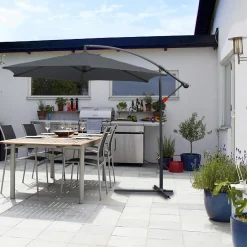 EINFEBEN Sonnenschirm Alu Ampelschirm ? 350cm Grau Gartenschirm Mit Staender, Hoehenverstellbar, Klappbar, UV-Schutz 40+ Diverse Farben Wasserabweisende Marktschirm 12 EINFEBEN Sonnenschirm Alu Ampelschirm ? 350cm Grau Gartenschirm Mit Staender, Hoehenverstellbar, Klappbar, UV-Schutz 40+ Diverse Farben Wasserabweisende Marktschirm -Garten- & Gewächshäuser Geschäft 79f5fd853881ee15903ebdaec2ddd5f7