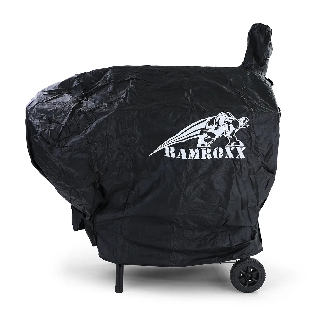 Carparts Online GmbH RAMROXX® BBQ XL Smoker Holzkohle Barbecue Grill RX970 Schwarz Mit Abdeckung 10 Carparts Online GmbH RAMROXX® BBQ XL Smoker Holzkohle Barbecue Grill RX970 Schwarz Mit Abdeckung – Bild 10