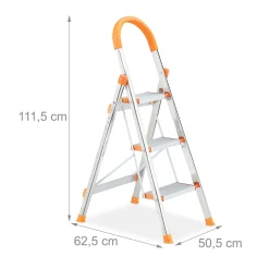 Relaxdays Klappbare Trittleiter Mit 3 Stufen -Garten- & Gewächshäuser Geschäft 7a130a5bdef9c8c1e86570e098254e46