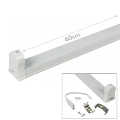 McPower Fassung Für 60cm LED Röhren - Direkteinspeisung - Inkl. Montagematerial