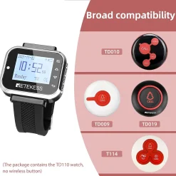 Retekess TD110 Restaurant Pagers, Uhrenempfänger, 8 Sprachen, 300 MAh Eingebauter Akku, 72 Stunden Standby-Zeit, Für Restaurant, Bar 17 Retekess TD110 Restaurant Pagers, Uhrenempfänger, 8 Sprachen, 300 MAh Eingebauter Akku, 72 Stunden Standby-Zeit, Für Restaurant, Bar -Garten- & Gewächshäuser Geschäft 7a550503550badde2e73610d5ec9447a