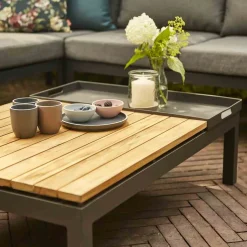 Siena Garden Alvida Loungetisch Mit Tablett Aus Aluminium Und Teakholz100% -Garten- & Gewächshäuser Geschäft 7a7fed7045892058ce5f0975b7bdabe0